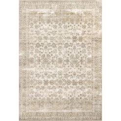 NuLOOM Deadra Vintage Floral Machine Washable Area Rug -Online Home Decoration GUEST 76bac672 eb1d 44b9 bccd 4f8ca529a76e