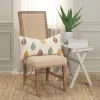 14"x26" Oversized Leaves Poly Filled Lumbar Throw Pillow Ivory - Rizzy Home -Online Home Decoration GUEST 7b9539a2 dbf3 4f30 be61 c242a06ea48f