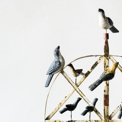 Decorative Figurine Birds On Wire - Storied Home 4 Decorative Figurine Birds On Wire - Storied Home - Image 2