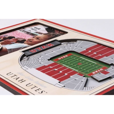4" X 6" NCAA Utah Utes 3D StadiumViews Picture Frame 4 4" X 6" NCAA Utah Utes 3D StadiumViews Picture Frame - Image 2