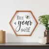 Northlight 16" Wooden Framed "Bee Yourself" Metal Sign Spring Wall Or Tabletop Decor -Online Home Decoration GUEST 7e827f26 660c 4fcf 92bc 11147445d8b8
