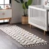 2'8"x8' Rumi High-Low Chevron Tassel Area Rug Beige Runner - NuLOOM -Online Home Decoration GUEST 7e82ed65 3a09 4dd5 a3cc 572ce3c17f80