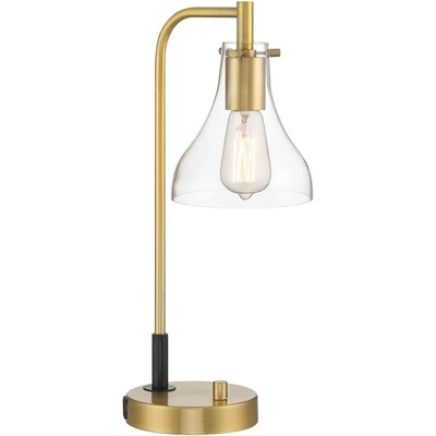 Possini Euro Design Possini Euro Kinzie Desk Lamp With Power Outlet And USB Ports Warm Gold 10 Possini Euro Design Possini Euro Kinzie Desk Lamp With Power Outlet And USB Ports Warm Gold - Image 8