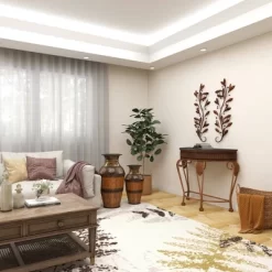 Metal Leaf Wall Decor Set Of 2 Brown - Olivia & May -Online Home Decoration GUEST 800196d9 1ac6 49ad ba85 2cc743d01a94