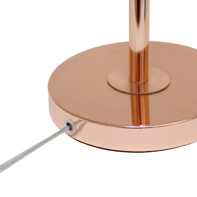 Tilting Arm Table Lamp Rose Gold - Elegant Designs 4 Tilting Arm Table Lamp Rose Gold - Elegant Designs - Image 2