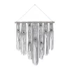 Cotton Macrame Waved Intricately Wall Decor With Beaded Fringe Tassels Gray - Olivia & May -Online Home Decoration GUEST 82b6c982 aeed 40fc 915d 93e802a01793