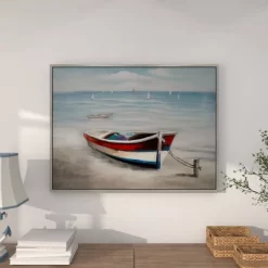 Canvas Sail Boat Framed Wall Art With Silver Frame - Olivia & May 22 Canvas Sail Boat Framed Wall Art With Silver Frame - Olivia & May -Online Home Decoration GUEST 836ba037 591b 4a28 aa33 296c4707bd32
