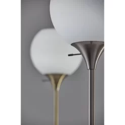 71" 3-way Fiona Torchiere Brass - Adesso -Online Home Decoration GUEST 88ad4629 2909 4e7d 94f5 17ec9a913061