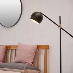 60" Molly Floor Lamp With Matte Black Shade - Globe Electric -Online Home Decoration GUEST 8accb9ad ab97 48ab a4dc 874663eede94