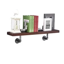 35.5" X 7.5" Industrial Pipe Wall Shelf - Danya B. -Online Home Decoration GUEST 8b596351 c3e3 4145 8c26 0f6743e915bb