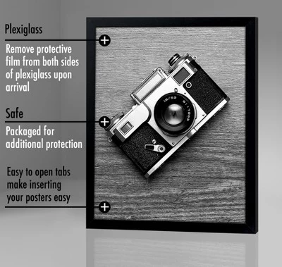 Americanflat Poster Frame With Polished Plexiglass - Hanging Hardware Included 5 Americanflat Poster Frame With Polished Plexiglass - Hanging Hardware Included - Image 3