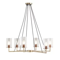 Trenton Cylinder Shade Chandelier Antique Brass - Ink+Ivy -Online Home Decoration GUEST 933a0859 ff5d 4e89 aecd e304881c1c17