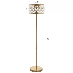 60" Crystal/Metal Elizabeth Floor Lamp (Includes LED Light Bulb) - JONATHAN Y 7 60" Crystal/Metal Elizabeth Floor Lamp (Includes LED Light Bulb) - JONATHAN Y -Online Home Decoration GUEST 93dce6d6 bb31 4274 b5d0 86584a1d1de4