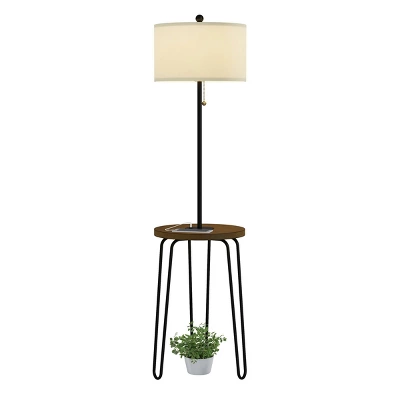 Floor Lamp End Table (Includes LED Light Bulb) - Modern Hairpin Legs 9 Floor Lamp End Table (Includes LED Light Bulb) - Modern Hairpin Legs - Image 7