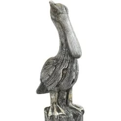 Sunnydaze Decor Sunnydaze Outdoor Polystone Nautical Pelican's Perch Garden Patio Lawn Landscape Statue - 22" - Gray -Online Home Decoration GUEST 974480db 3263 4791 9995 7cf82f6253c8