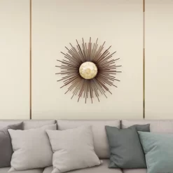 Metal Sunburst Wall Decor With Capiz Accent Gold - Olivia & May -Online Home Decoration GUEST 9d3bd729 d69b 4f88 ab27 fe78901aabbd