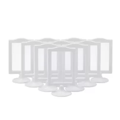 Okuna Outpost Double Sided Pedestal Picture Frames For 4x6 Inch Photos (White, 10 Pack) -Online Home Decoration GUEST 9d82b914 bcb1 4a69 893b 867827068fa0
