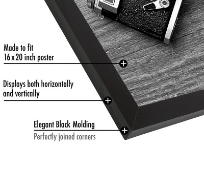 Americanflat Poster Frame With Polished Plexiglass - Hanging Hardware Included 4 Americanflat Poster Frame With Polished Plexiglass - Hanging Hardware Included - Image 2