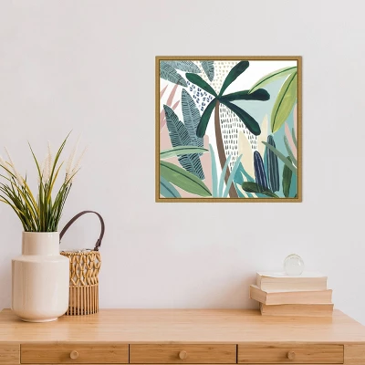 16" X 16" Tropical Rainforest I By Isabelle Z Framed Canvas Wall Art - Amanti Art 6 16" X 16" Tropical Rainforest I By Isabelle Z Framed Canvas Wall Art - Amanti Art - Image 4