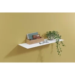 31.5" Dolle Katana Floating Metal Shelf White -Online Home Decoration GUEST 9f75a2ff 0b93 434b a07a df8df151a061