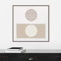 22" X 22" Reflection II Neutral By Moira Hershey Framed Canvas Wall Art Gray Wash - Amanti Art -Online Home Decoration GUEST a0af050d 21ab 420d 8452 124a5000a1f8