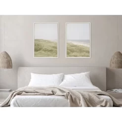 (Set Of 2) 23" X 33" Sylvie Peaceful Serene Framed Canvas By Creative Bunch White - Kate & Laurel All Things Decor -Online Home Decoration GUEST a0e053f1 8484 4511 8104 98ef04ea6ffa
