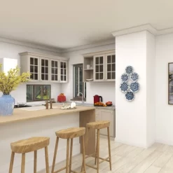 Metal Plate Wall Decor With Embossed Details Blue - Olivia & May 27 Metal Plate Wall Decor With Embossed Details Blue - Olivia & May -Online Home Decoration GUEST a0fb7875 b52c 4838 9f2e ff09a101b416