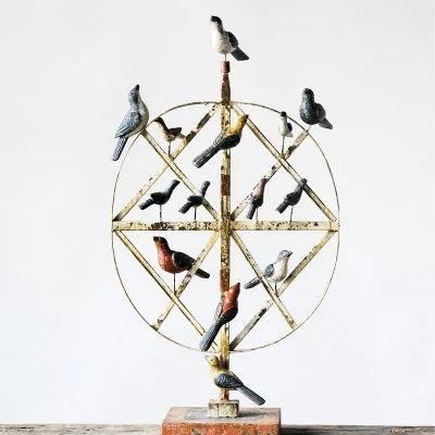 Decorative Figurine Birds On Wire - Storied Home 3 Decorative Figurine Birds On Wire - Storied Home