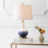 25" Ceramic/Brass Gradient Table Lamp (Includes LED Light Bulb) White - JONATHAN Y -Online Home Decoration GUEST a41abc97 c39a 4cbd 8990 7e46bb798528