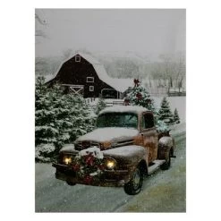 Northlight LED Lighted Fiber Optic Truck With Tree Christmas Canvas Wall Art 15.75" X 11.75" 9 Northlight LED Lighted Fiber Optic Truck With Tree Christmas Canvas Wall Art 15.75" X 11.75" -Online Home Decoration GUEST a4a7b733 bd5a 4a80 bfb6 9208cd0a0679