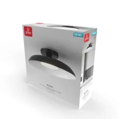 1-Light LED Integrated Matte Black Flush Mount Ceiling Light - Globe Electric -Online Home Decoration GUEST a5abcd7e 5783 4602 993b 9dd749b696d9