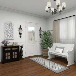 Vintage Wood Scroll Arched Window Inspired Wall Decor With Metal Scrollwork Relief White - Olivia & May -Online Home Decoration GUEST a5e30386 808f 4ec2 afc6 345eef49cf1a