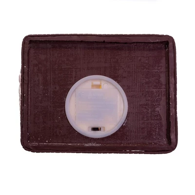 Kurt Adler 13" Gingerbread Cookie 3-Layered LED House 8 Kurt Adler 13" Gingerbread Cookie 3-Layered LED House - Image 6