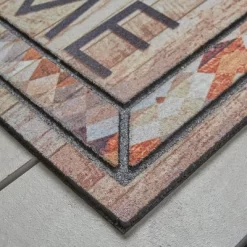 1'6"x2'6" Rustic 'Home Sweet Home' Doorscapes Mat - Mohawk