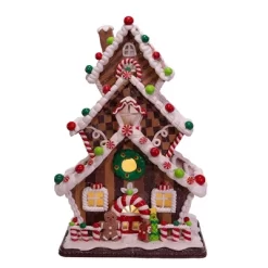 Kurt Adler 13" Gingerbread Cookie 3-Layered LED House