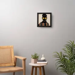 Domonique Brown Black Hair No. 7 Framed Wall Art Black - Deny Designs -Online Home Decoration GUEST ae279b71 f98f 415c a4ca 1d6ddb5ece65