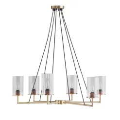 Trenton Cylinder Shade Chandelier Antique Brass - Ink+Ivy -Online Home Decoration GUEST ae3a4b5c edb9 4d61 a916 bdc953814911