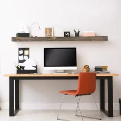 Modern Ember Vara Wood Mantel Shelf - Features Knots And Natural Distresssing -Online Home Decoration GUEST af988d9b a1d8 41c1 b37f 434abe87f0ea