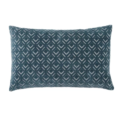 13"x21" Oversize Colinet Trellis Poly Filled Lumbar Throw Pillow - Jaipur Living 7 13"x21" Oversize Colinet Trellis Poly Filled Lumbar Throw Pillow - Jaipur Living - Image 5