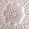 Brielport Aiden Lane Carved Wall Decor White - Southern Enterprises -Online Home Decoration GUEST b21aa8d7 62a3 44a8 9a39 a7a1e7964b70