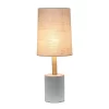 Concrete Table Lamp With Linen Shade Antique Brass - Lalia Home -Online Home Decoration GUEST b24a2b93 fb65 49c1 9b48 e69329b4d2e0