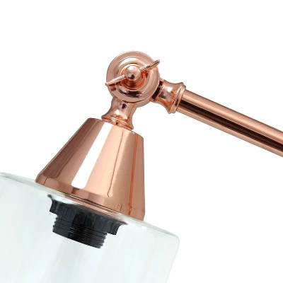 Tilting Arm Table Lamp Rose Gold - Elegant Designs 8 Tilting Arm Table Lamp Rose Gold - Elegant Designs - Image 6