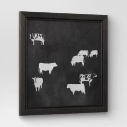(Set Of 2) 12" X 12" Cow Collection II Framed Wall Canvases - Threshold™ -Online Home Decoration GUEST b344498b 2140 4a52 b3be 29b42cd41f2d