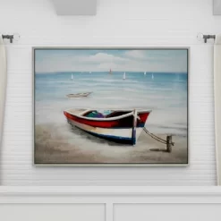 Canvas Sail Boat Framed Wall Art With Silver Frame - Olivia & May 29 Canvas Sail Boat Framed Wall Art With Silver Frame - Olivia & May -Online Home Decoration GUEST b3c357d2 8570 4ed0 905e 2b05da870752