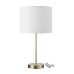 19" Versa Table Lamp With Linen Shade Matte Gold/White - Globe Electric 13 19" Versa Table Lamp With Linen Shade Matte Gold/White - Globe Electric -Online Home Decoration GUEST b4740aab fb1b 48b2 a25b 31c3d59f8d35