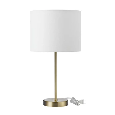 19" Versa Table Lamp With Linen Shade Matte Gold/White - Globe Electric 8 19" Versa Table Lamp With Linen Shade Matte Gold/White - Globe Electric - Image 6