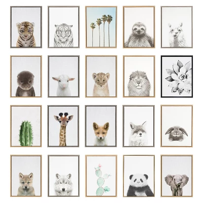 23" X 33" Sylvie Highland Cow II Framed Canvas By Simon Te Of Tai Prints Natural - Kate & Laurel All Things Decor 5 23" X 33" Sylvie Highland Cow II Framed Canvas By Simon Te Of Tai Prints Natural - Kate & Laurel All Things Decor - Image 3