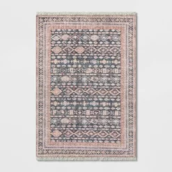 Alexandra Floral Printed Border Persian Rug Blush - Opalhouse™ -Online Home Decoration GUEST b64cccec 5c26 44cb bb19 1be2036f9757