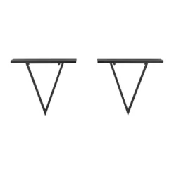 15.7" X 13.5 Set Of 2 Reversible Triangle Accent Wall Shelves - Danya B. -Online Home Decoration GUEST b86795c2 7790 4bbc a2bb 7ed68d673d0f
