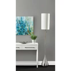 Christina Floor Lamp Brushed Steel - Adesso